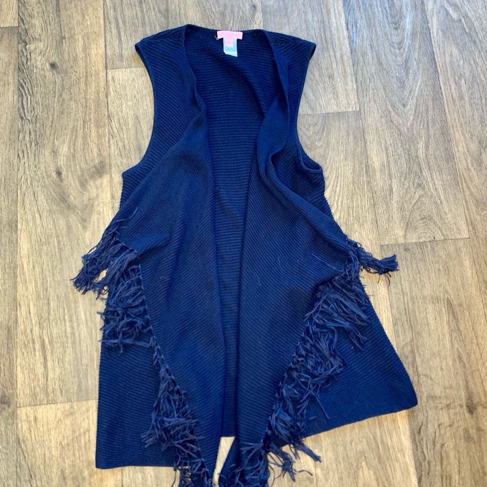 Lilly Pulitzer Fringe Sweater